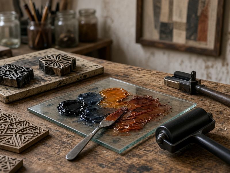 Relief inks at Rusticcare Atelier