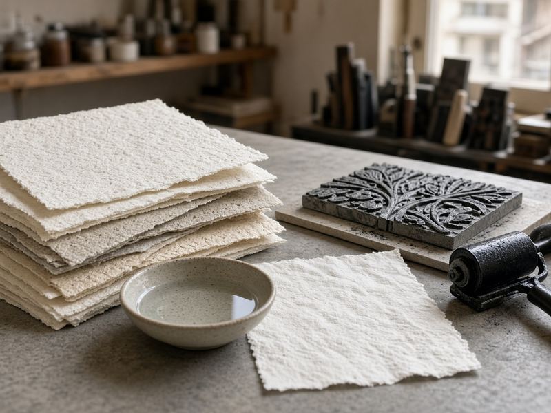 Paper stock at Rusticcare Atelier